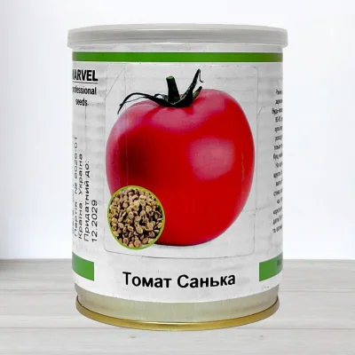Насіння томату Санька, Україна, Marvel, банка 50г