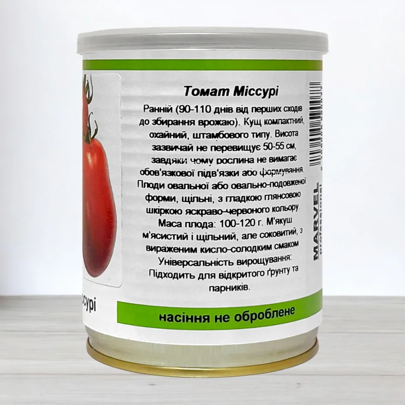 Семена томата Миссури, Польща, Marvel, банка 50г