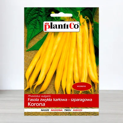Семена фасоли спаржевои Корона, Plantico, Польща, 40г