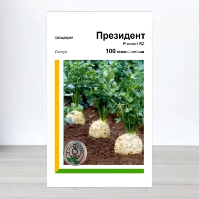 Семена сельдерея кореневои Президент, АПГ Rijk Zwaan, Нидерланди, 100 насинин