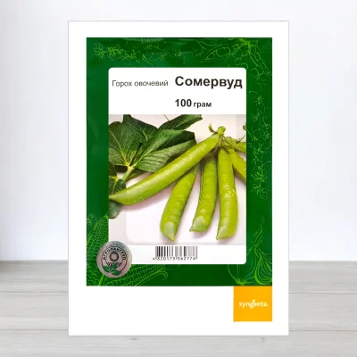 Семена гороху цукрового Сомервуд, АПГ Syngenta Seeds BV, Нидерланди, 100г