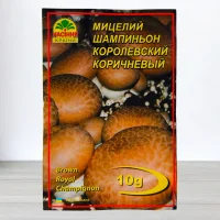 Гриб Мицелий Печериця Короливська Коричнева, 10г