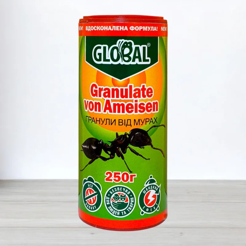 Гранули от мурах Global, банка 250г