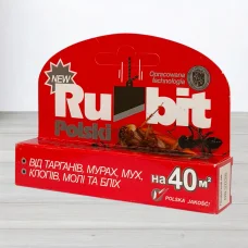 Крейдовий оливець от тарганив, мурах, мух Rubit, 20г