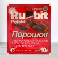Порошок от тарганив, мурах, клопив Rubit, 10г