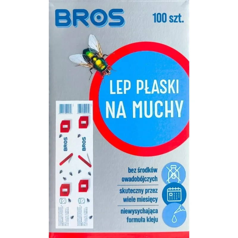 Липка стричка для мух Bros плоска