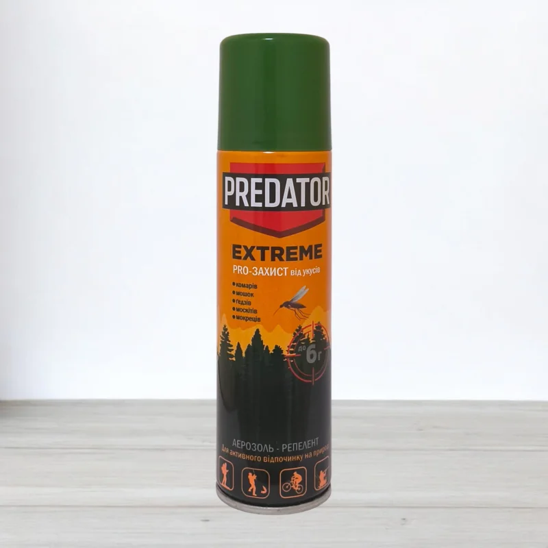 Аерозоль от укусив комарив Predator Extreme, 150мл