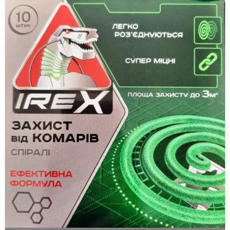 Спирали от комарив IREX, 10шт/уп
