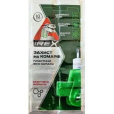 Пластина от комарив IREX без запаху, 10шт/уп
