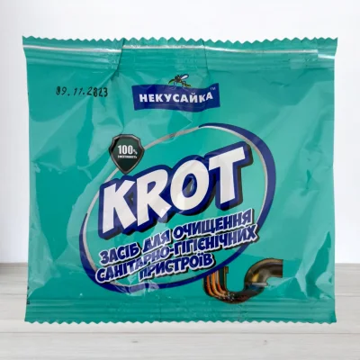 Засиб для очищення санитарно-гигиеничних пристроив Крот, 50г