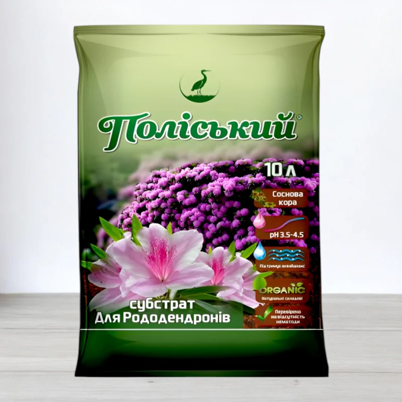 Субстрат Полиський для рододендронив, 10л