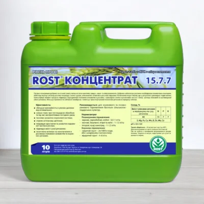 Удобрение Рост концентрат, NPK 15 +7 +7, 10 л