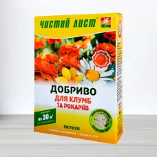 Удобрение кристаличне Чистий Лист, 0,3кг, для клумб та рокариив