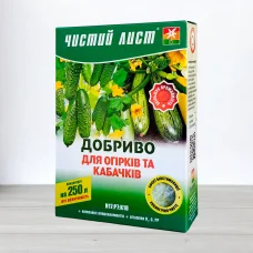 Удобрение кристаличне Чистий Лист, 0,3кг, для огурцов та кабачкив
