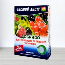 Удобрение кристаличне Чистий Лист, 0,3кг, для плодових та ягидних чагарникив