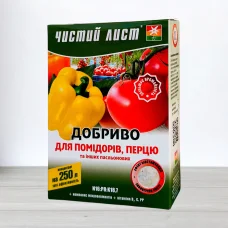 Удобрение кристаличне Чистий Лист, 0,3кг, для томата, баклажана та перца
