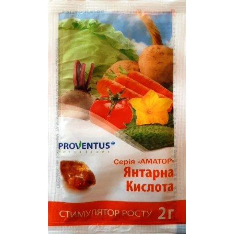 Стимулятор роста «Янтарная кислота», 2 г