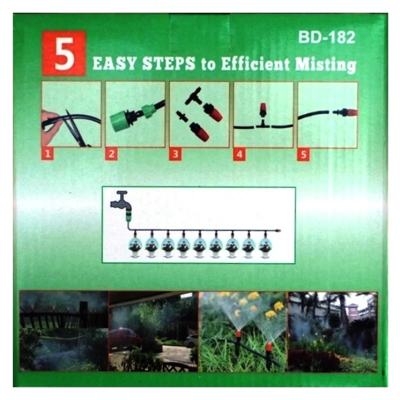 Система садового туманоутворювання Patio Mistcooling Kit BD-20FT, 20м