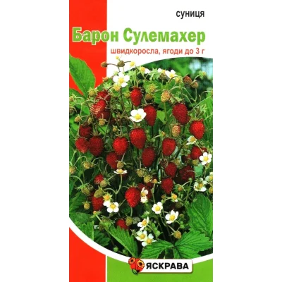 Насіння суниці Барон Сулемахер, Яскрава, 0,1г