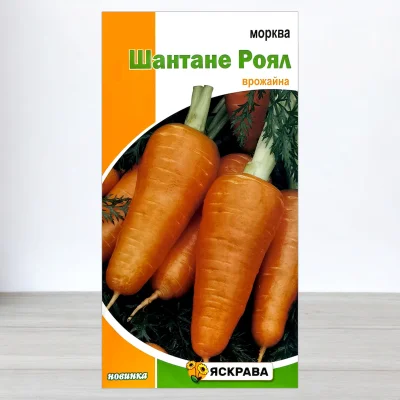 Насіння моркви Шантане Роял Королівська, Яскрава, 3г
