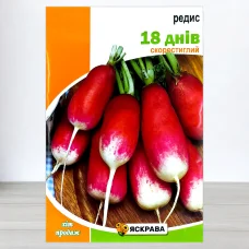 Семена редиса 18 днив, Яскрава, 10г