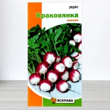 Семена редиса Краковянка, Яскрава, 3г