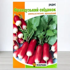 Семена редиса Французський сниданок, Яскрава, 20г