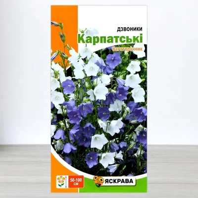 Семена дзвоникив Карпатськi Багаторiчнi, Яскрава, 0,1г