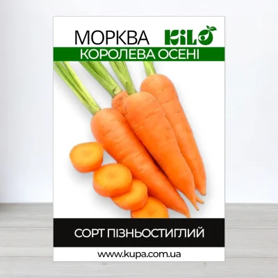 Насіння моркви Королева Осені, 100г