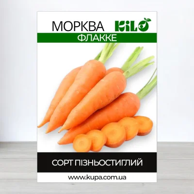 Насіння моркви Флакке, 100г