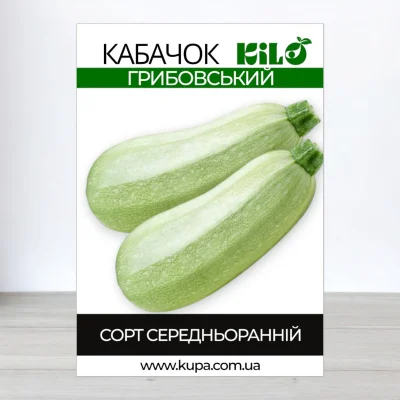 Насіння кабачка Грибовський, 100г