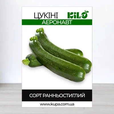 Насіння кабачка цукіні Аеронавт, 100г