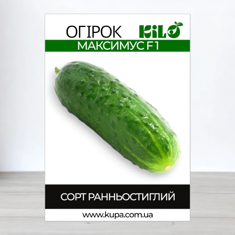 Семена огурца партенокарпичного Максимус F1, 100г