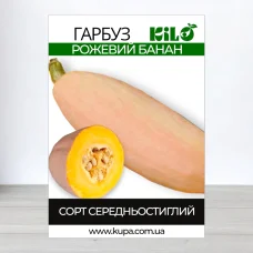 Семена тыквы Рожевий Банан, 100г