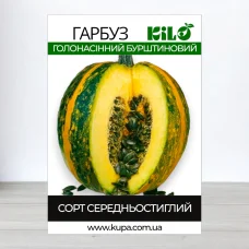 Семена тыквы Голонасинний Бурштиновий, 100г