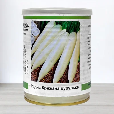Насіння редису Крижана Бурулька, Польща, Marvel, банка 100г