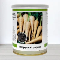 Семена петрушки кореневои Цукрова, Польща, Marvel, банка 100г