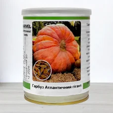 Семена тыквы Атлантичний гигант, Украина, Marvel, банка 100г