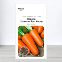 Семена моркови Шантане Ред Коред, Италия, Marvel, 5г