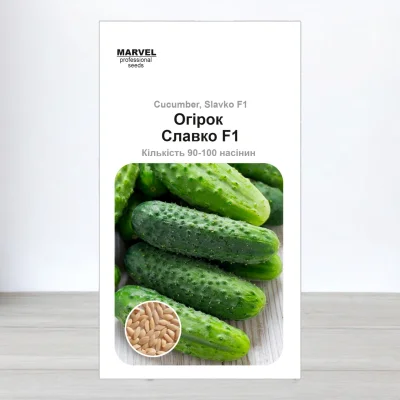 Семена огурца партенокарпичного Славко F1, Польща, Marvel, 3г, 90-100 насинин
