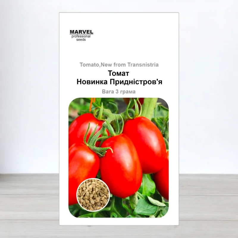 Семена томата Новинка Приднистров'я, Украина, Marvel, 3г