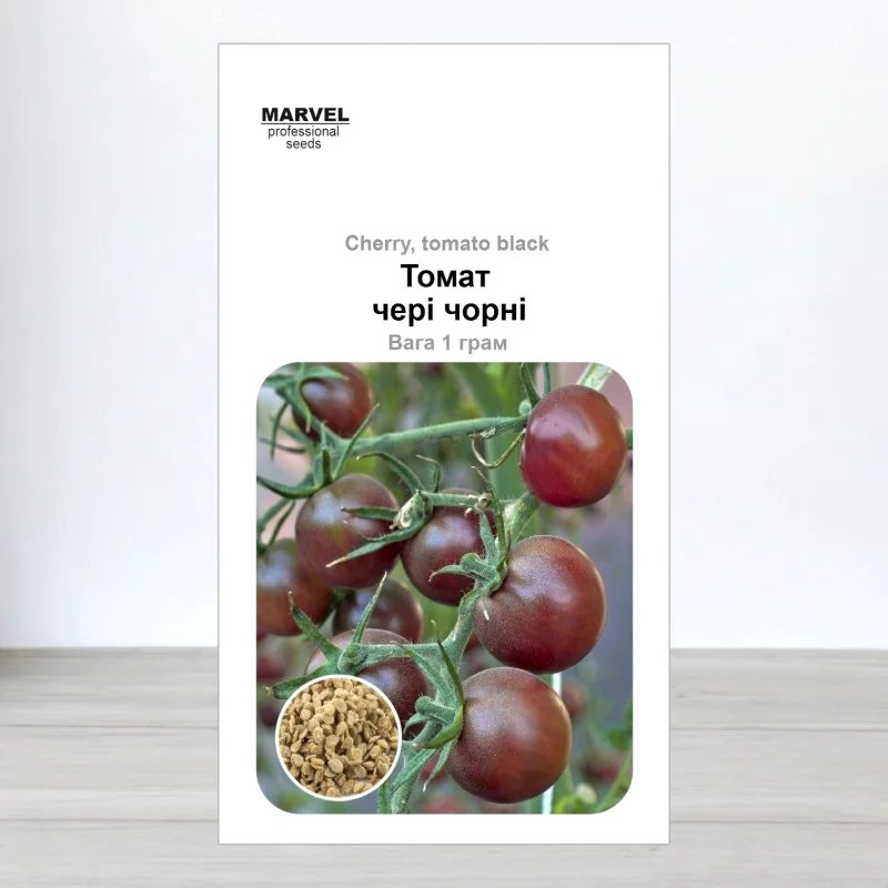 Семена томата чери Чорни, Украина, Marvel, 1г