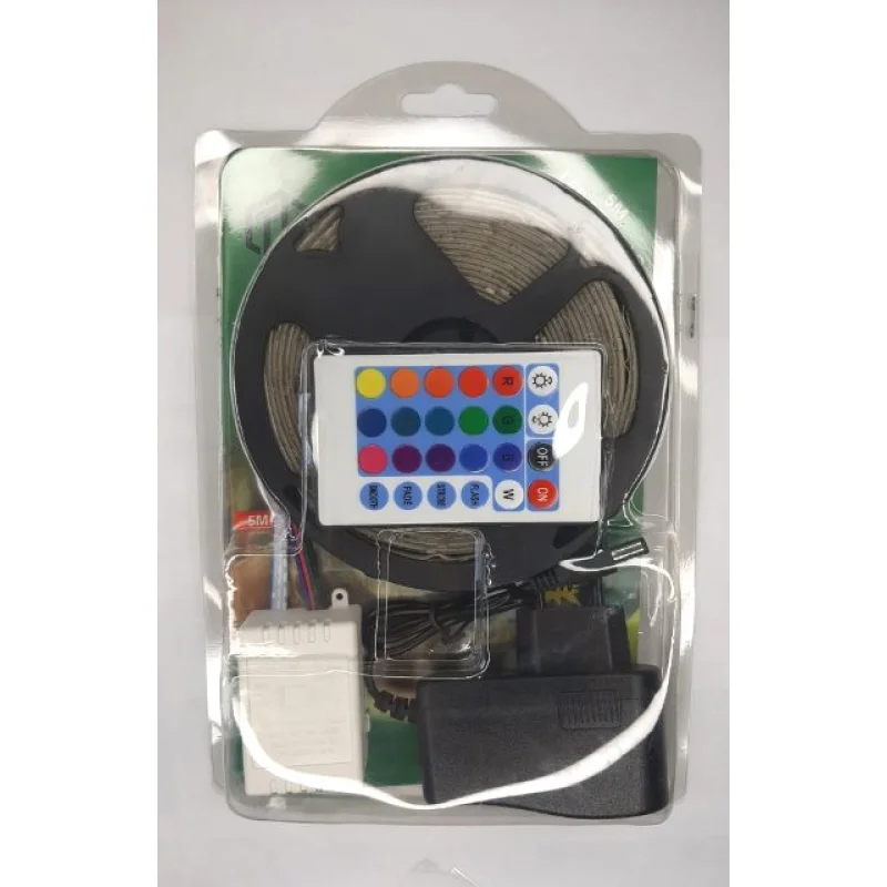 Світлодіодна LED стрічка 2835 RGB Комплект, кольоровий діод, 5м