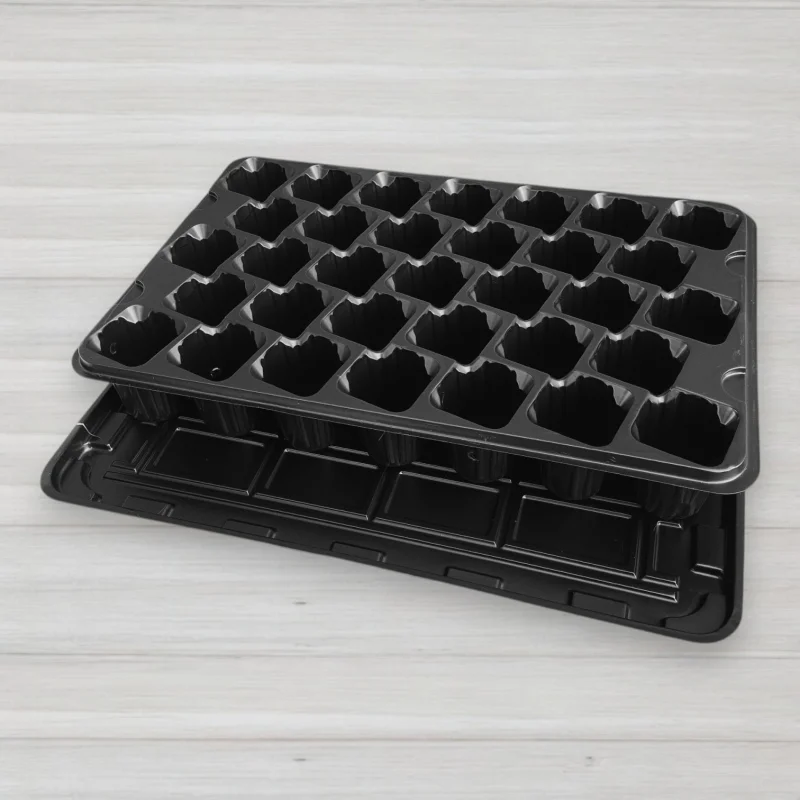 Парничок, касета для розсади з піддоном та кришкою, 33 осередки