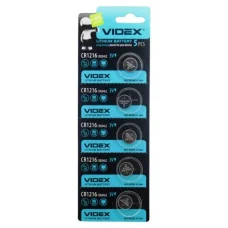 Батарейка литиева Videx таблетка CR1216, 3V, 5шт/уп