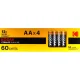 Щелочная батарейка Kodak Extra Life, тип LR6, AA, 1,5 В, 4 шт. в упаковке