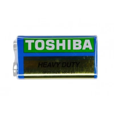 Солевая батарейка Toshiba «Крона» 6F22, 9 В