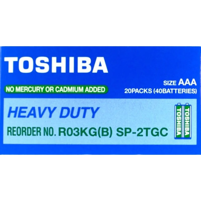 Солевая батарейка Toshiba R3, AAA, 1,5 В, 4 шт./уп.