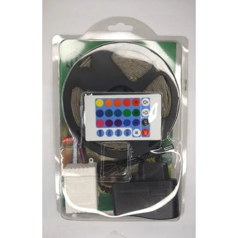 Світлодіодна LED стрічка 2835 RGB Комплект, кольоровий діод, 5м